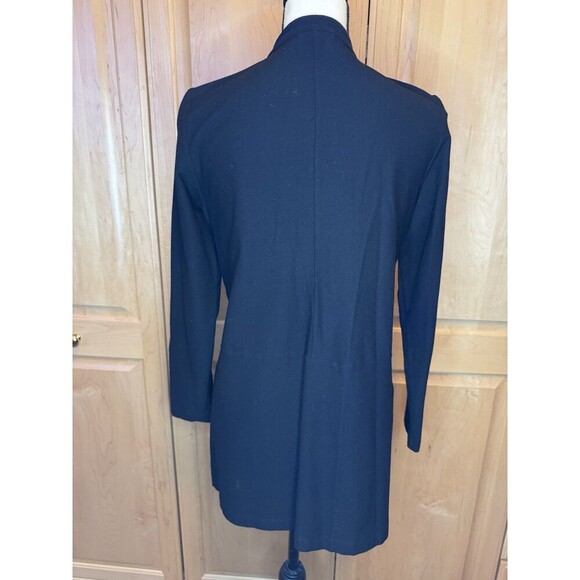 Eileen Fisher Women’s XS Snap Up Dark Blue Cardigan With Pockets Workwear - Picture 5 of 13